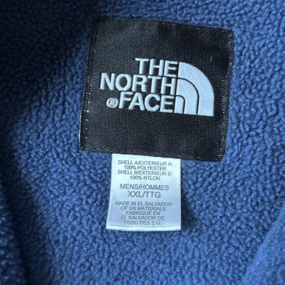 EUC Men’s The North Face Denali Fleece Blue/TNF Black Polartec Fleece Jacket XXL - Picture 8 of 13